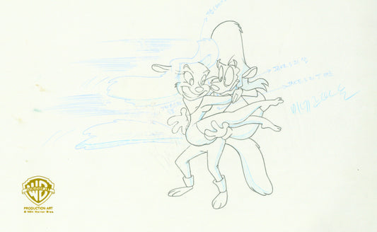 Animaniacs Original Production Drawing:  Minerva