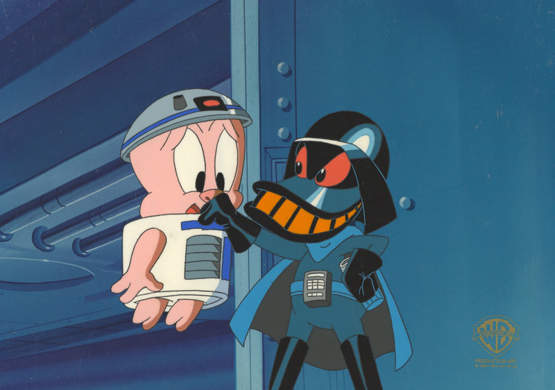 Tiny Toons Original Production Cel: Duck Vader and Hampton