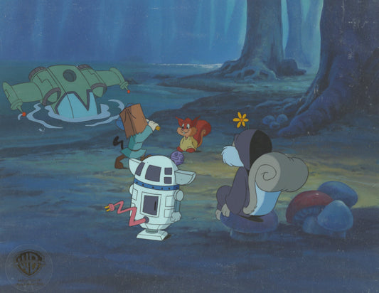 Pinky and the Brain Original Production Cel on Original Background: Star Warners
