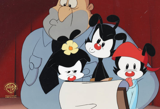 Animaniacs Original Production Cel: Yakko, Wakko and Dot