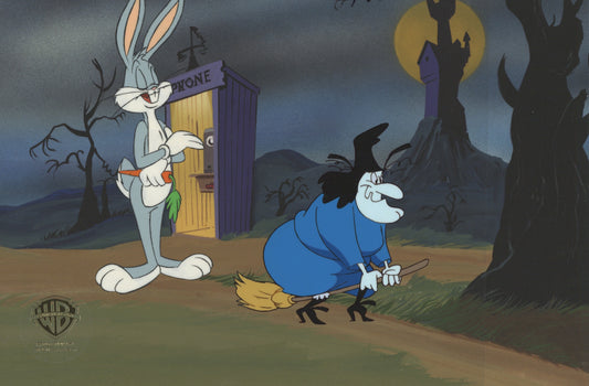 Tiny Toons Original Production Cel: Bugs Bunny and Witch Hazel