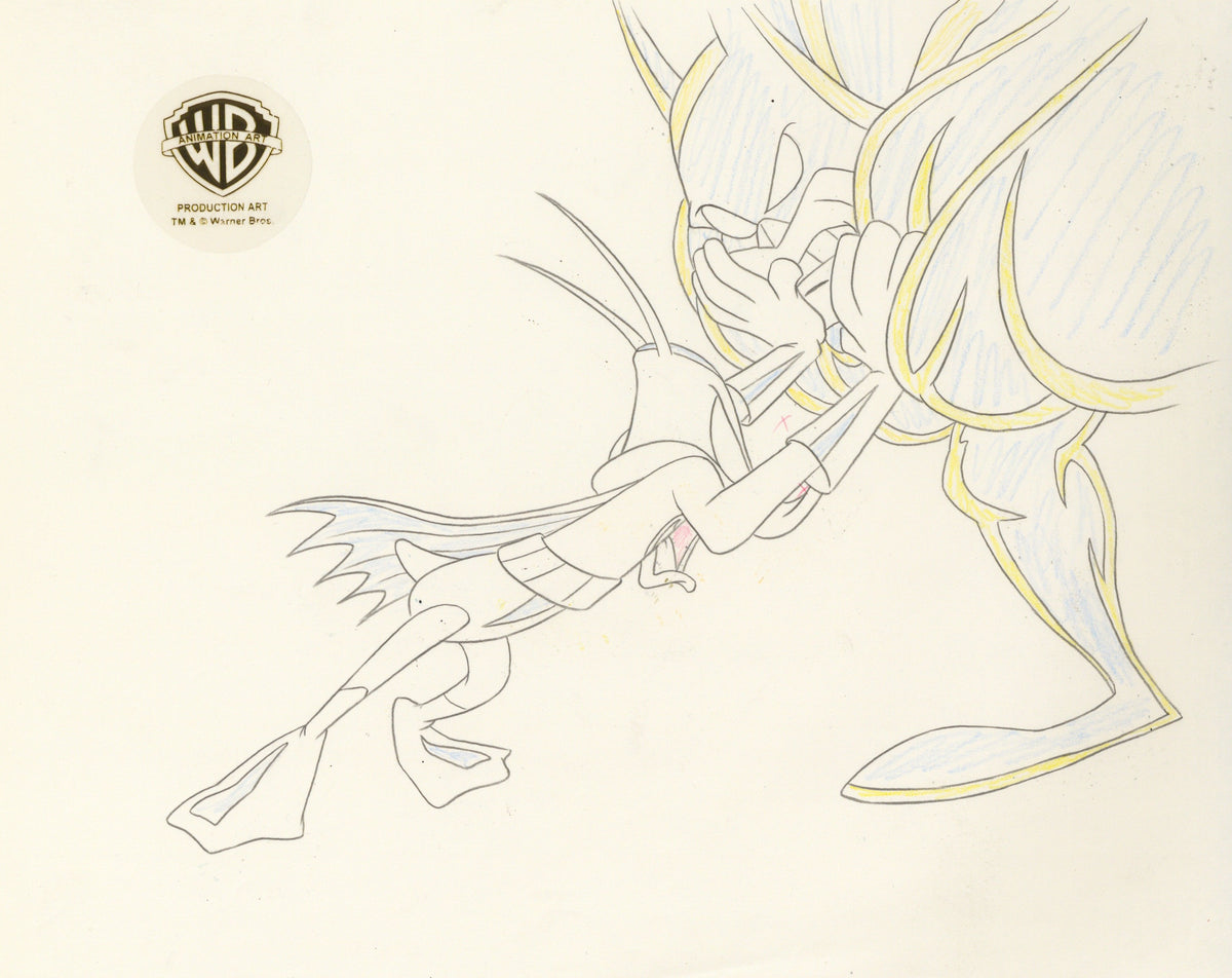 Tiny Toons Original Production Drawing: Batduck and Batman – Clampett ...