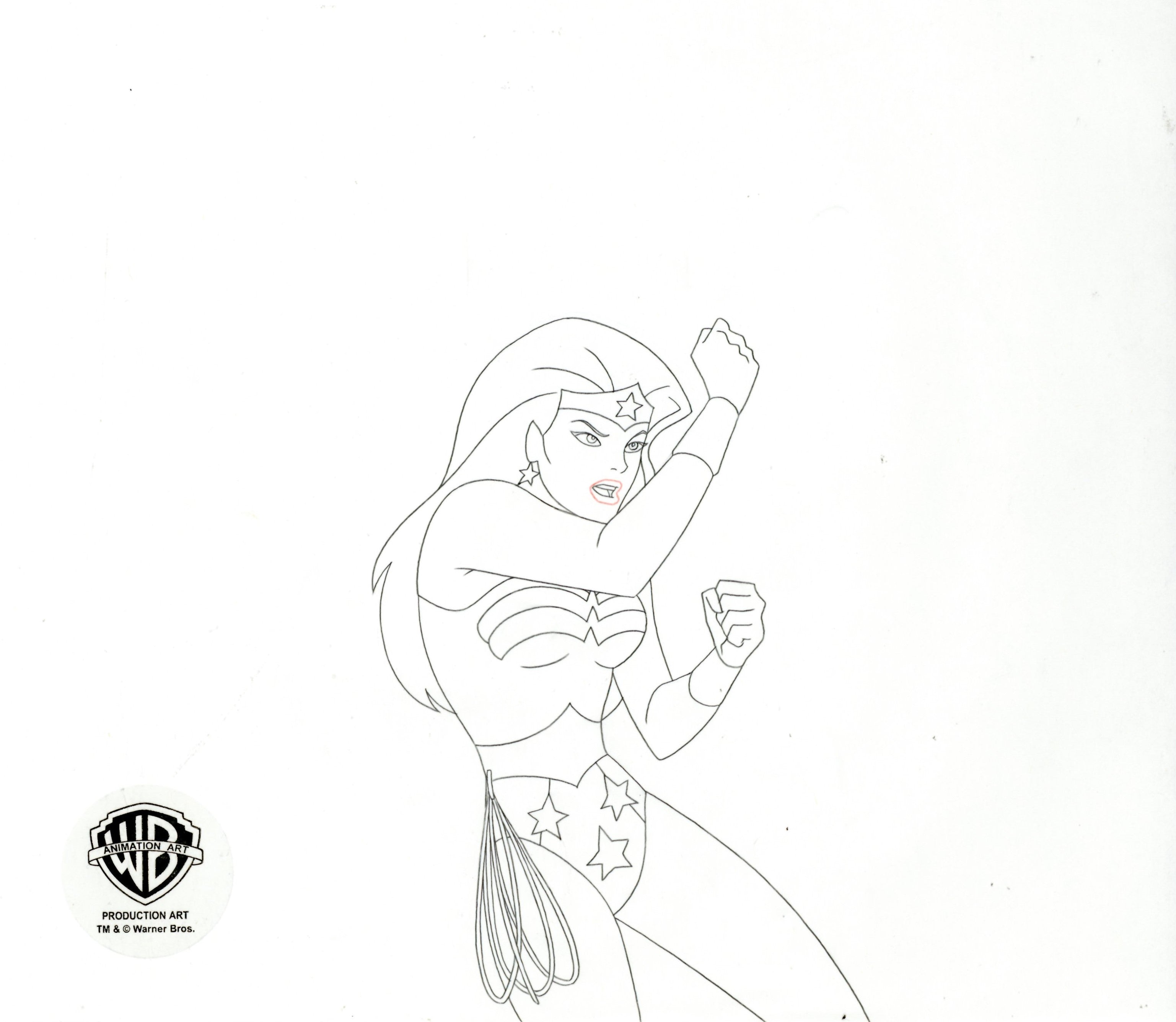 The Wonder Woman Drawing by Leena G - Pixels