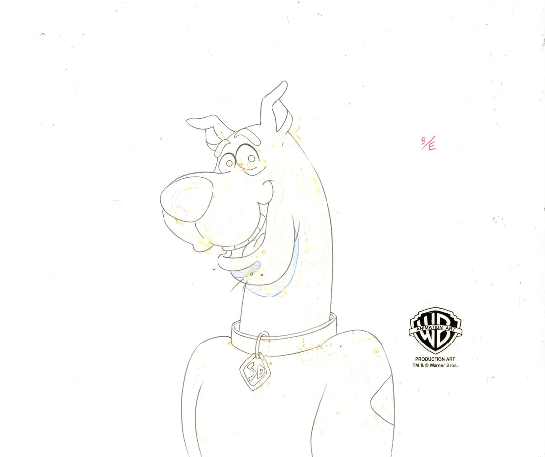 Scooby Doo Zombie Island Original Production Cel and Drawing Signed by ...