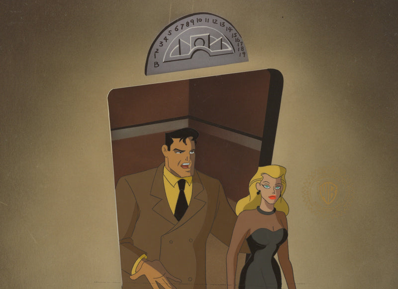 Batman The Animated Series Original Production Cel: Bruce Wayne and Selina Kyle
