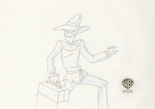 Batman The Animated Series Original Production Drawing: Scarecrow
