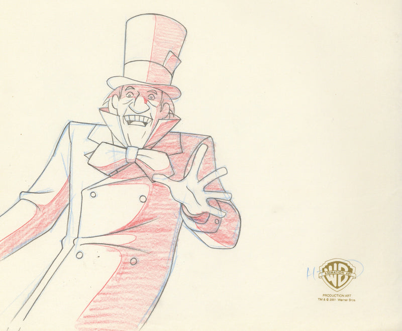 Batman The Animated Series Original Production Drawing: The Mad Hatter