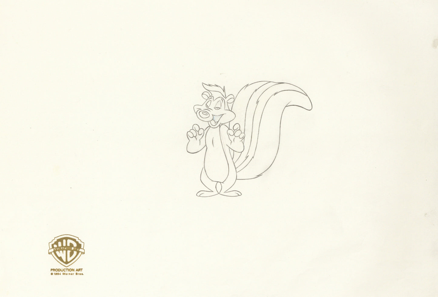 Looney Tunes Original Production Drawing: Pepe Le Pew