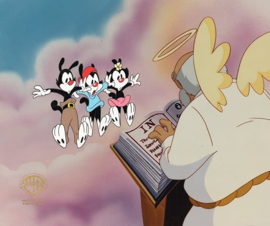 Animaniacs Original Production Cel: Yakko, Wakko, and Dot