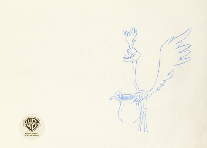 Looney Tunes Original Production Drawing: Roadrunner