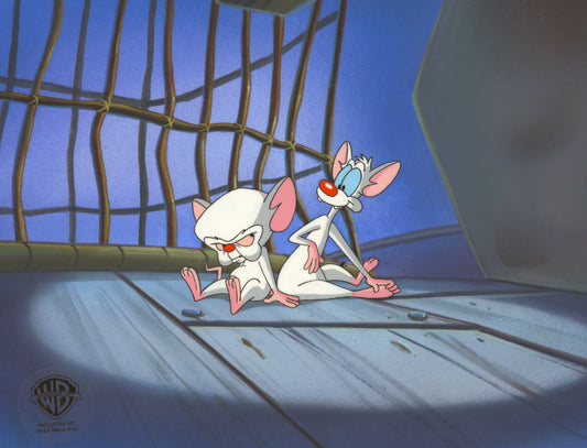 Pinky And The Brain Original Production Cel: Pinky and Brain