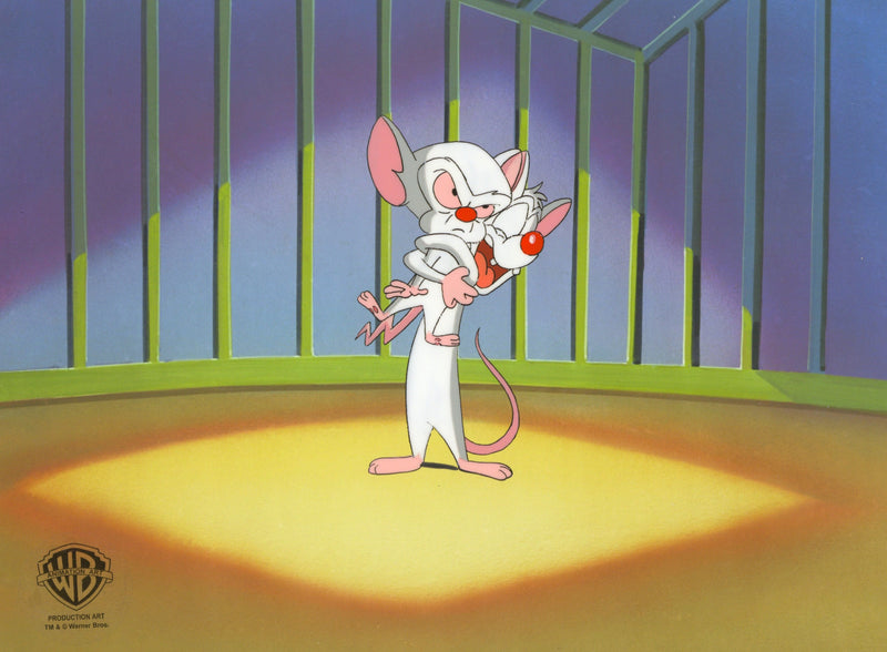 Pinky And The Brain Original Production Cel: Pinky and Brain