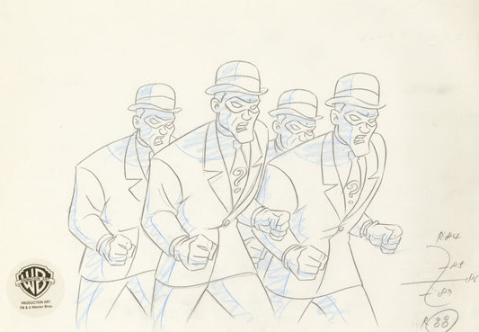 Batman The Animated Series Original Production Drawing: Riddler