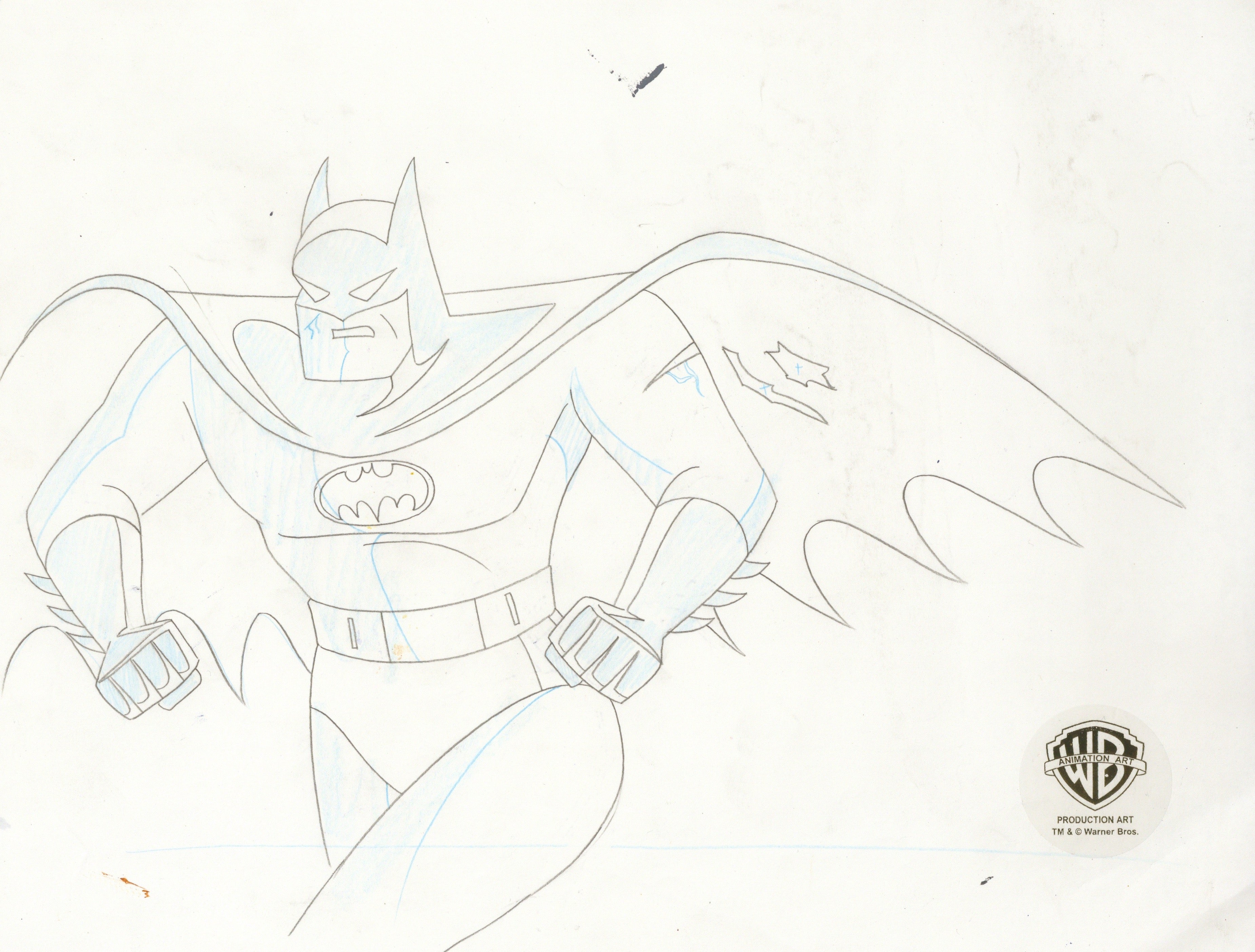 Batman The Animated Series Original Production Drawing: Batman ...