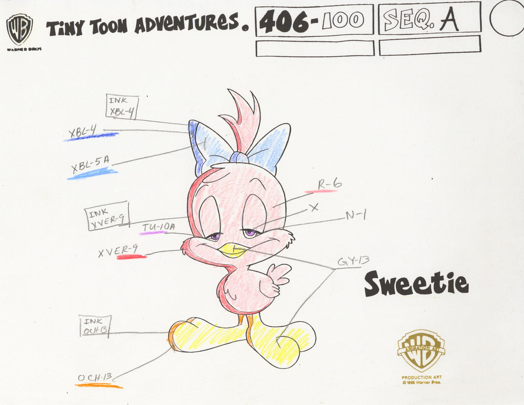 Tiny Toons Color Call Out Set: Sweetie