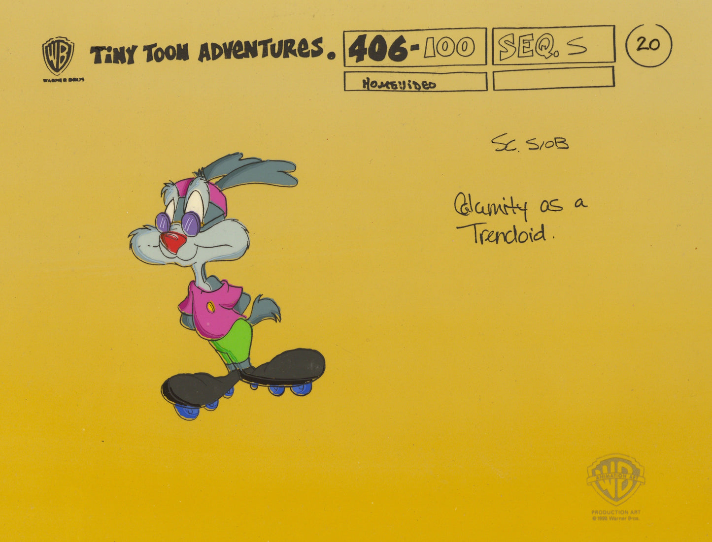 Tiny Toons Color Call Out Cel: Calamity