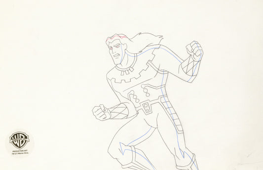 Justice League Original Production Drawing:  Long Shadow