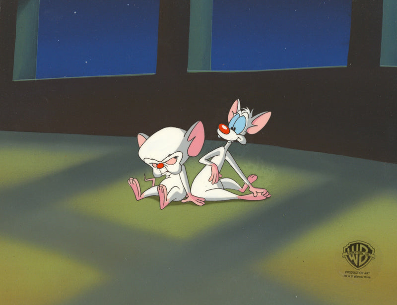 Pinky And The Brain Original Production Cel: Pinky and Brain