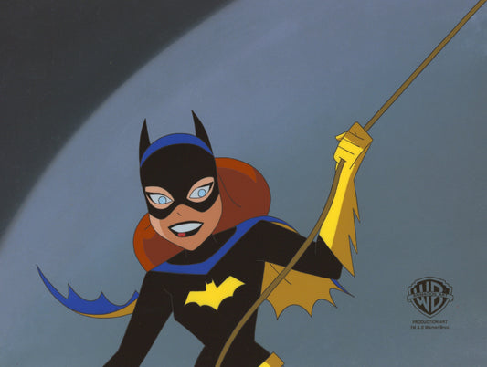 The New Batman Adventures Original Production Cel with Matching Drawing:  Batgirl