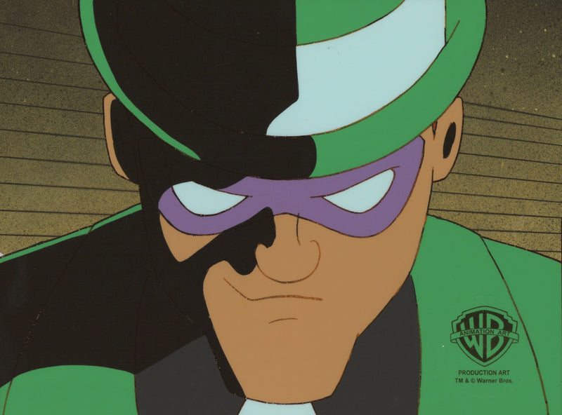 Batman The Animated Series Original Production Cel:  Riddler