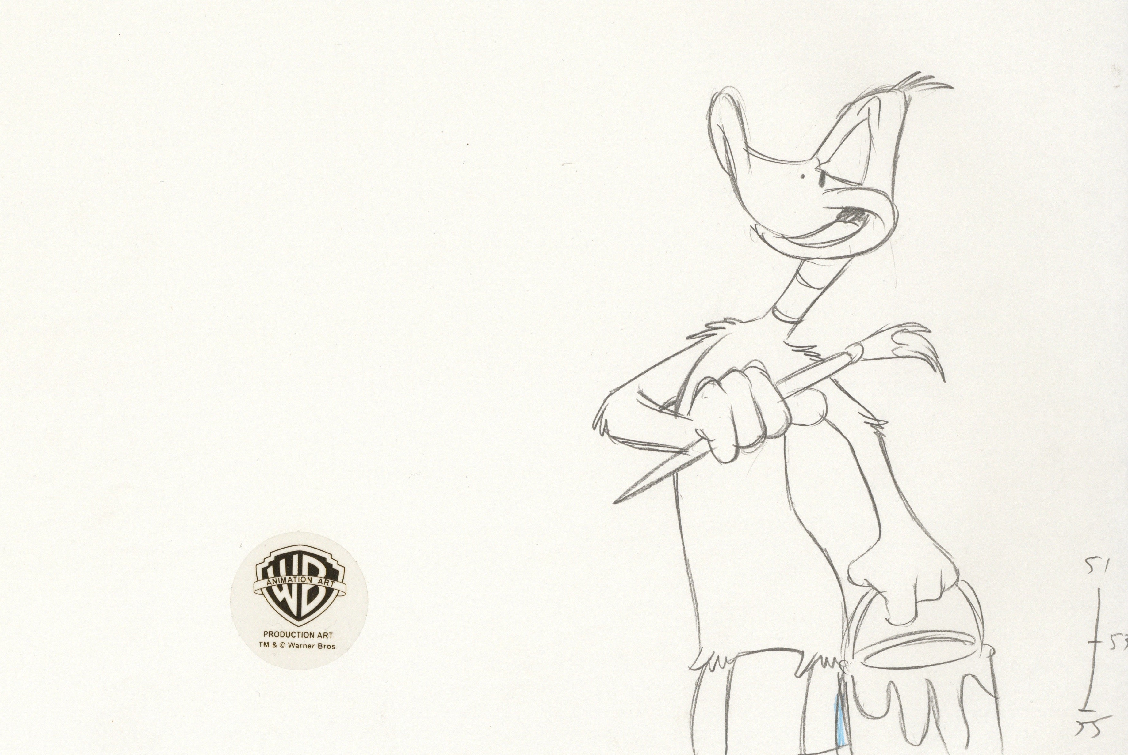 Daffy Duck Black And White