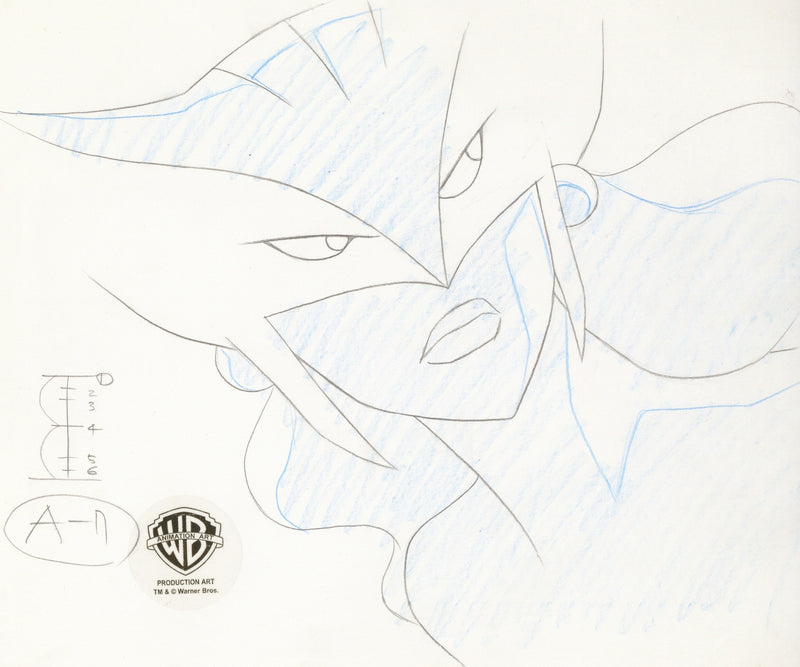 Justice League Original Production Drawing:  Hawkgirl
