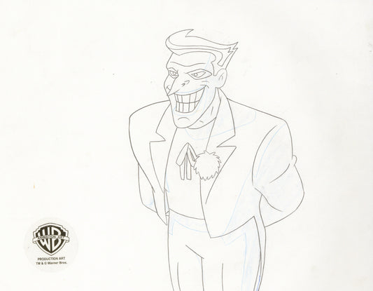 Batman The Animated Series Original Production Drawing: Joker