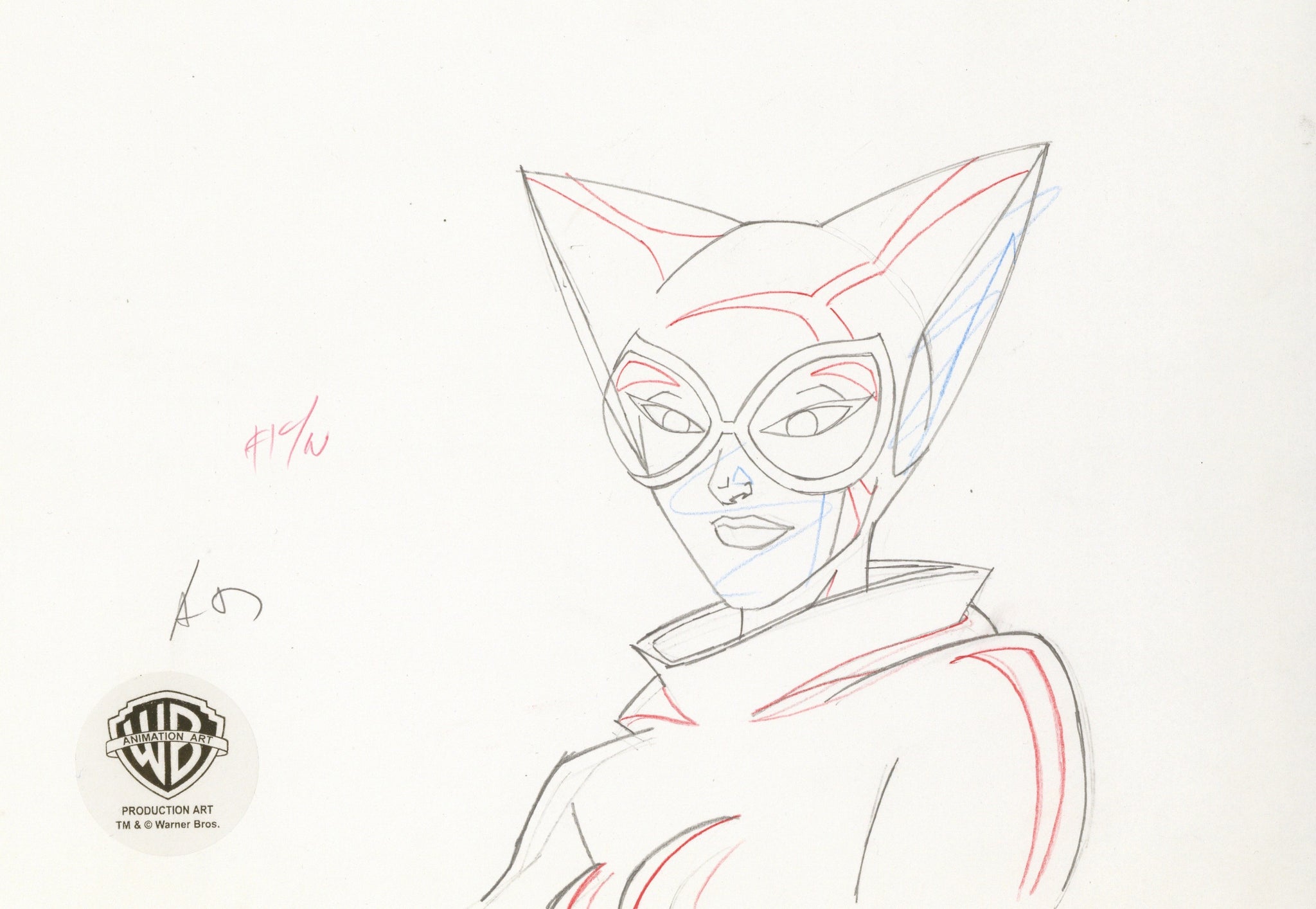 The Batman Original Production Drawing: Catwoman – Clampett Studio