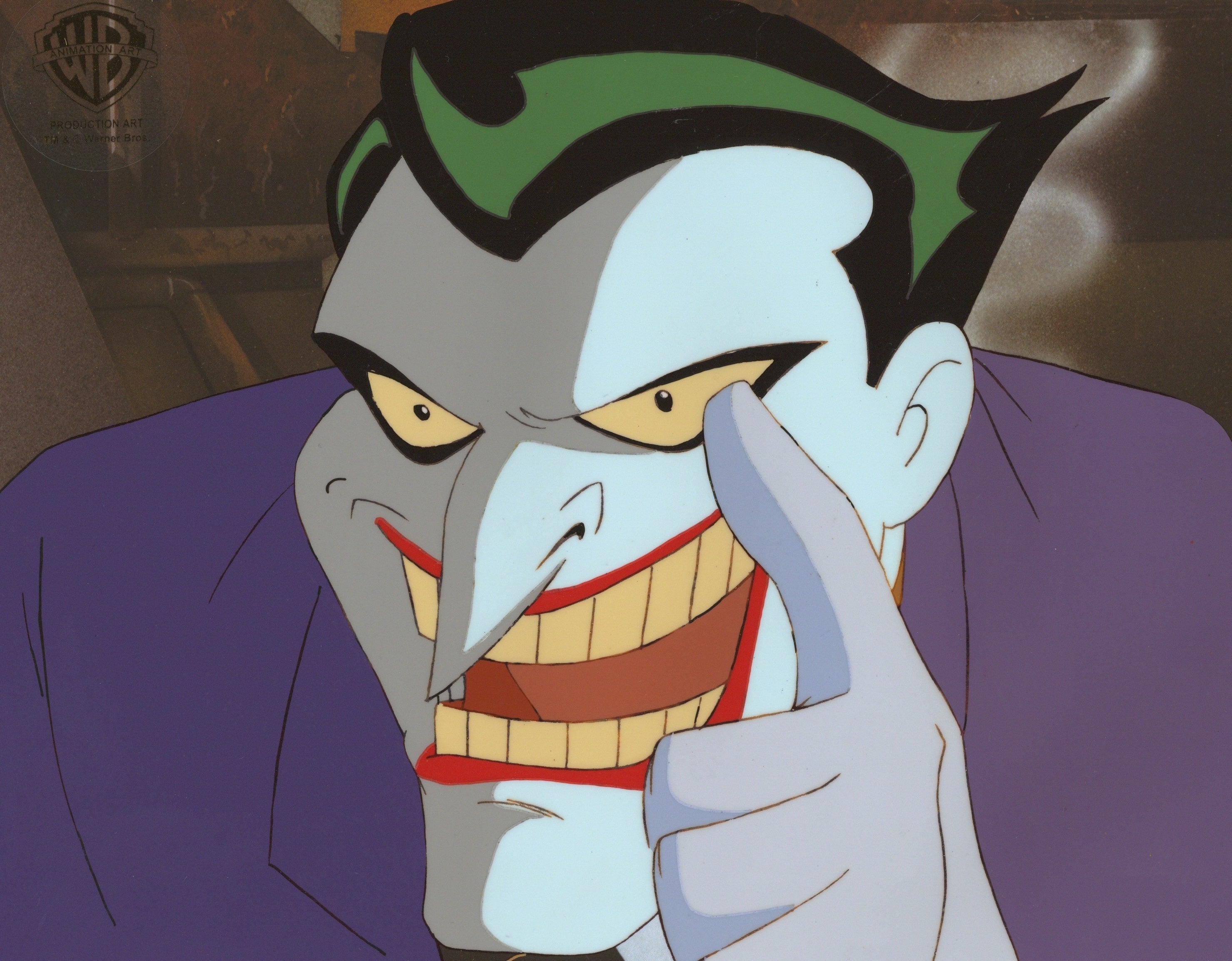 Batman The Animated Series Original Production Cel: Joker – Clampett Studio