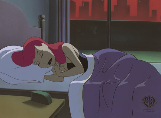 The New Adventures of Batman Original Production Cel with Matching Drawing: Barbara Gordon