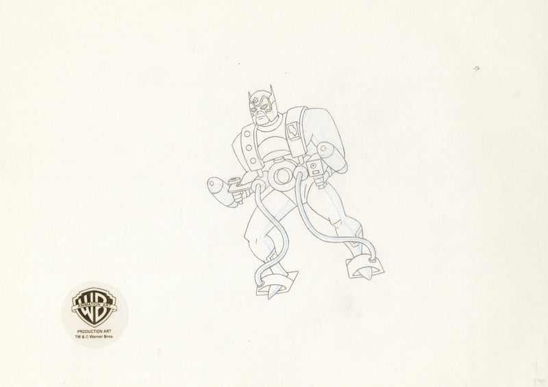 Superman the Animated Series Original Production Drawing: Orion