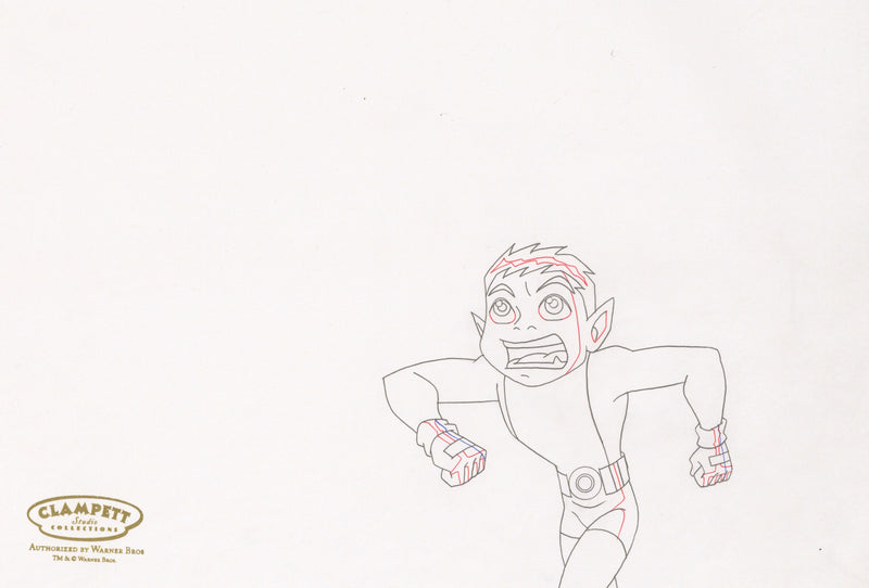 Teen Titans Original Production Drawing:  Beast Boy