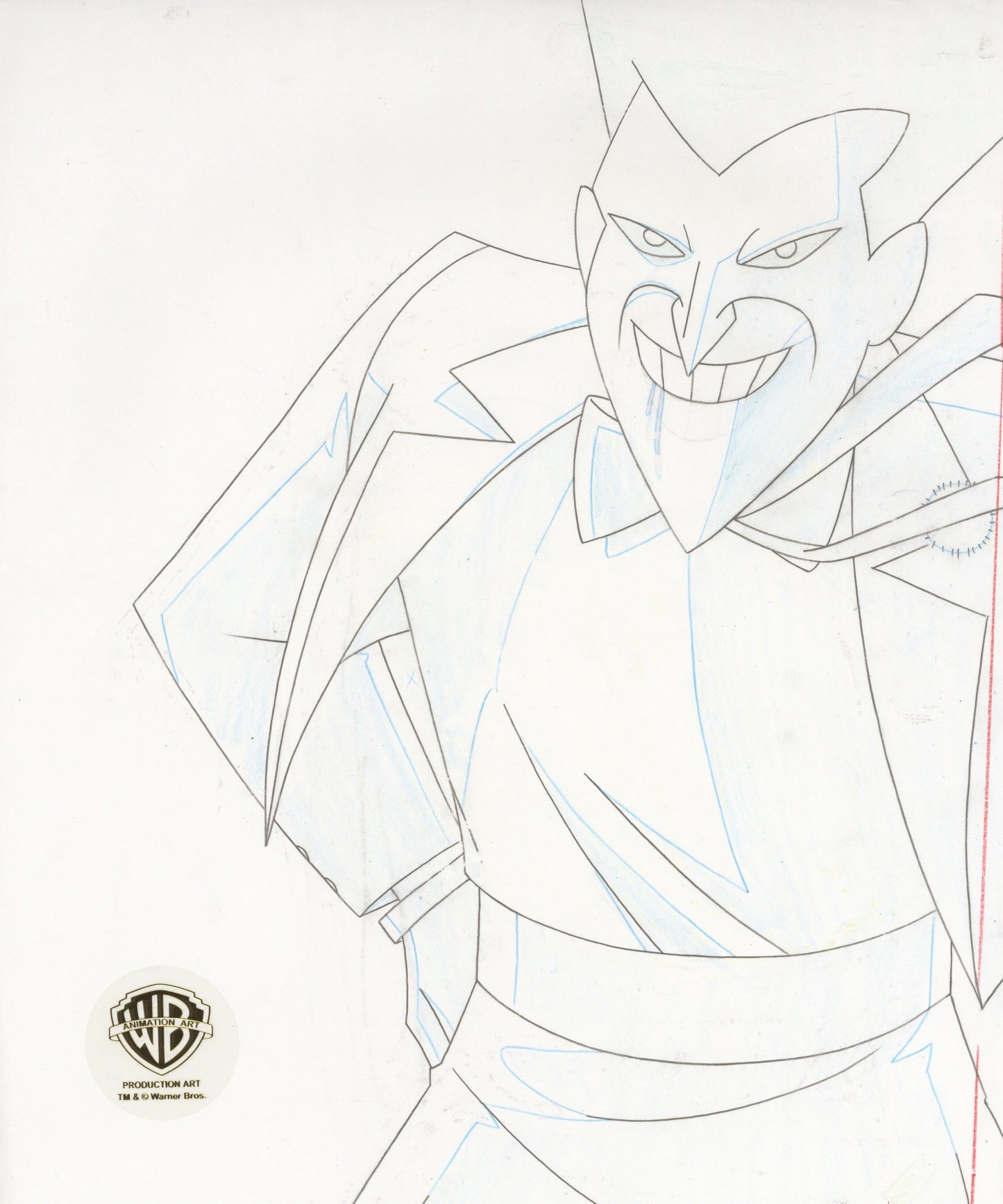 The New Batman Adventures Original Production Drawing:Joker