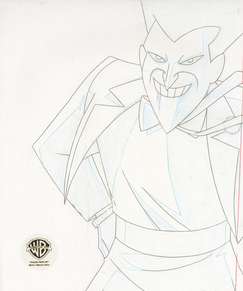 The New Batman Adventures Original Production Drawing:Joker
