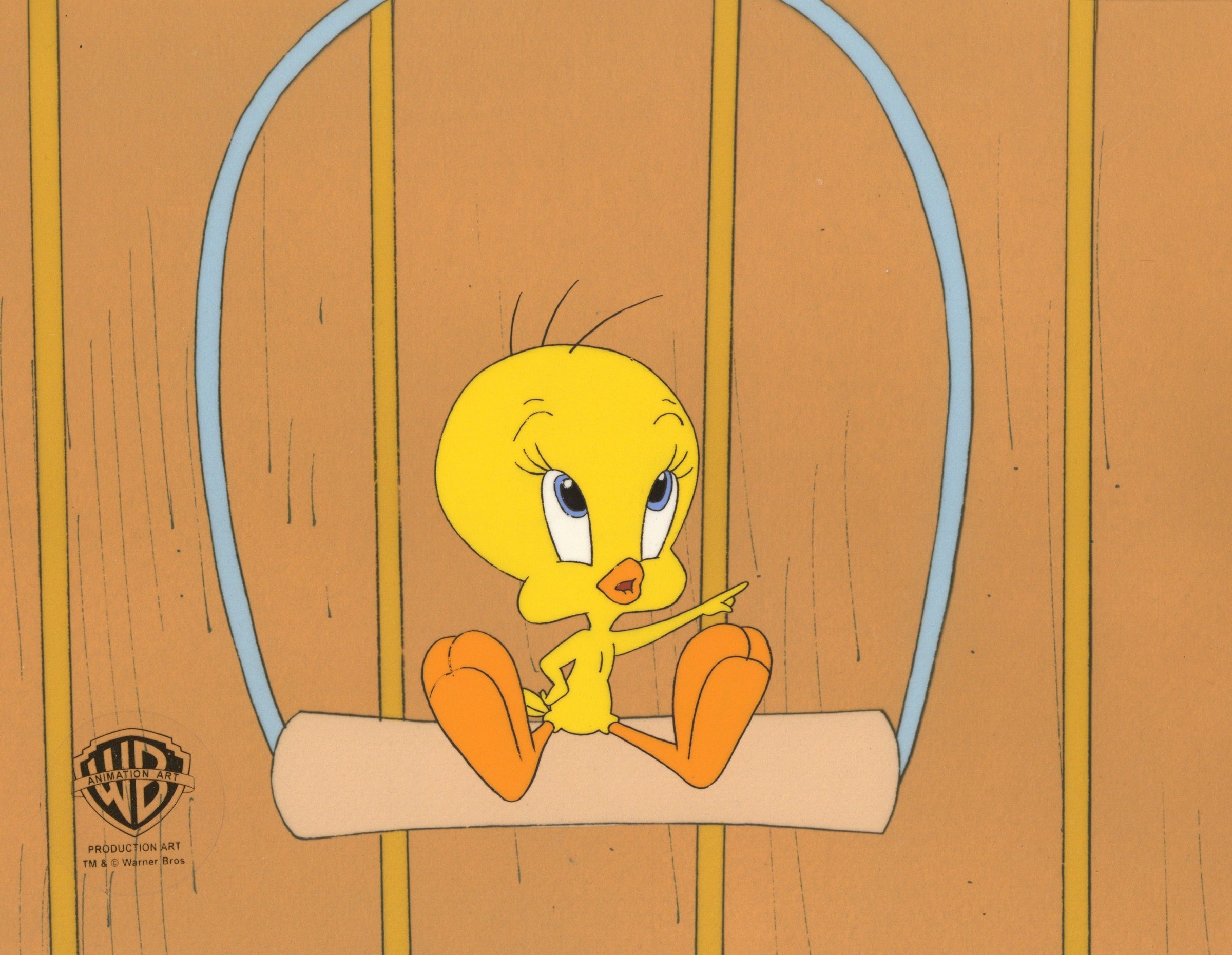 Looney Tunes Original Production Cel: Tweety – Clampett Studio