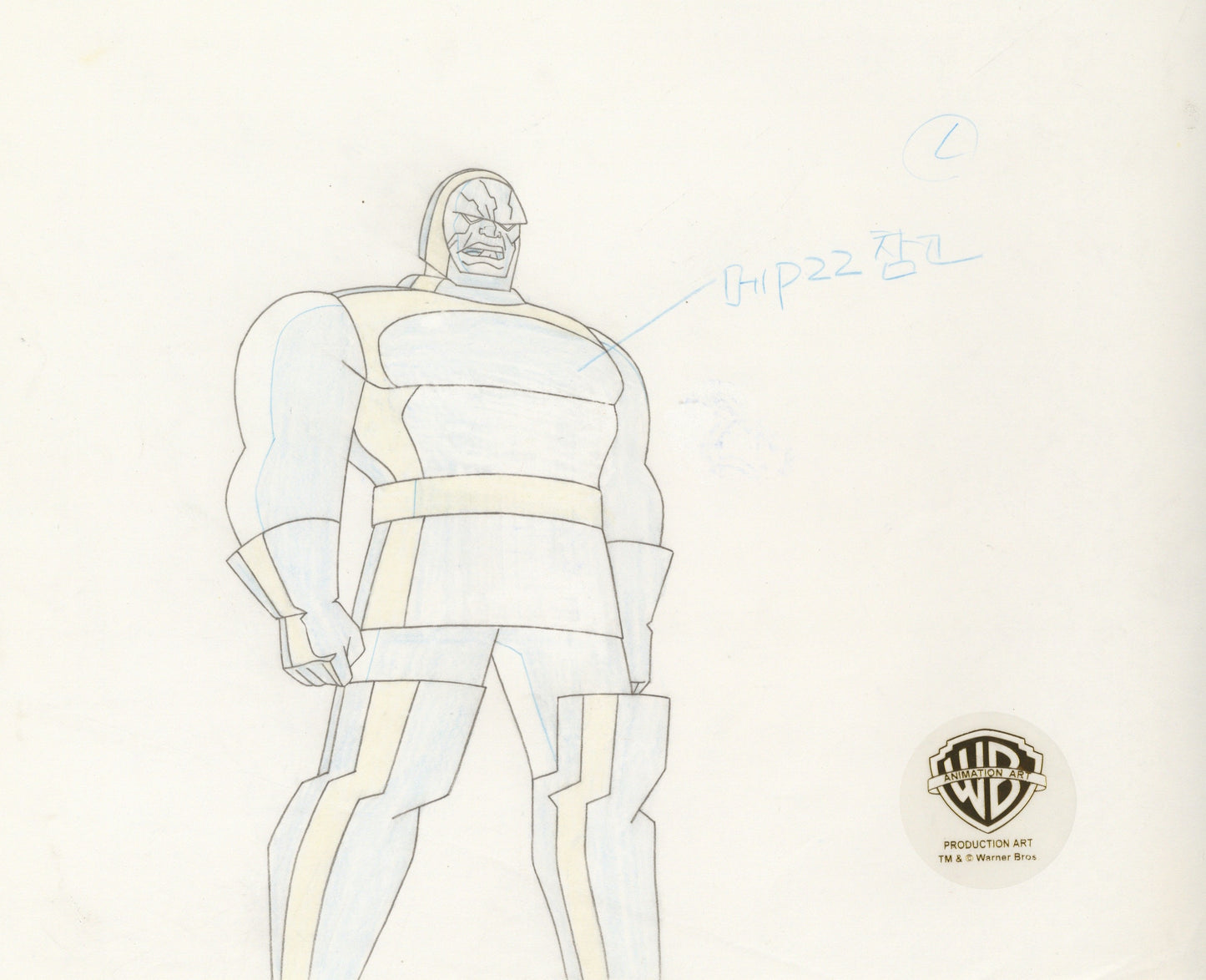 Superman the Animated Series Original Production Drawing: Darkseid