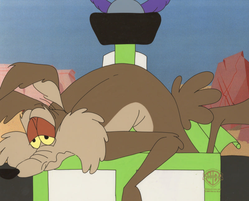Looney Tunes Original Production Cel with Matching Drawing: Wile E. Coyote