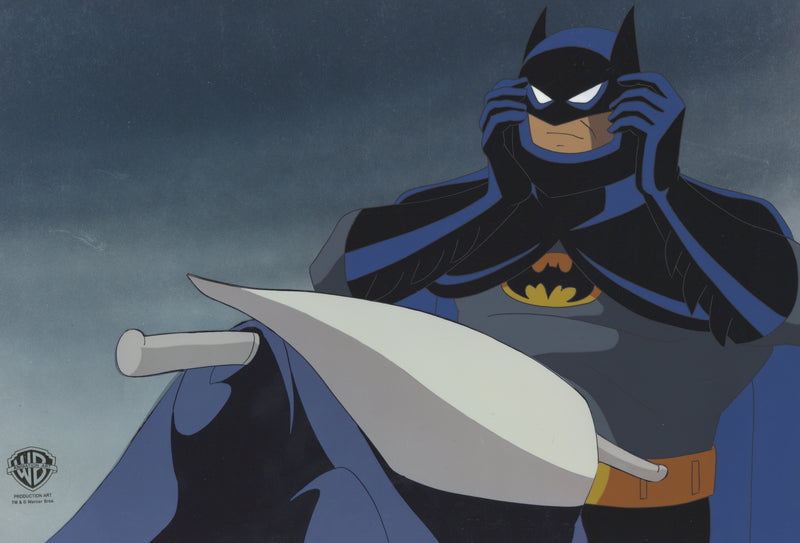 Batman The Animated Series Original Production Cel(Oversized): Batman