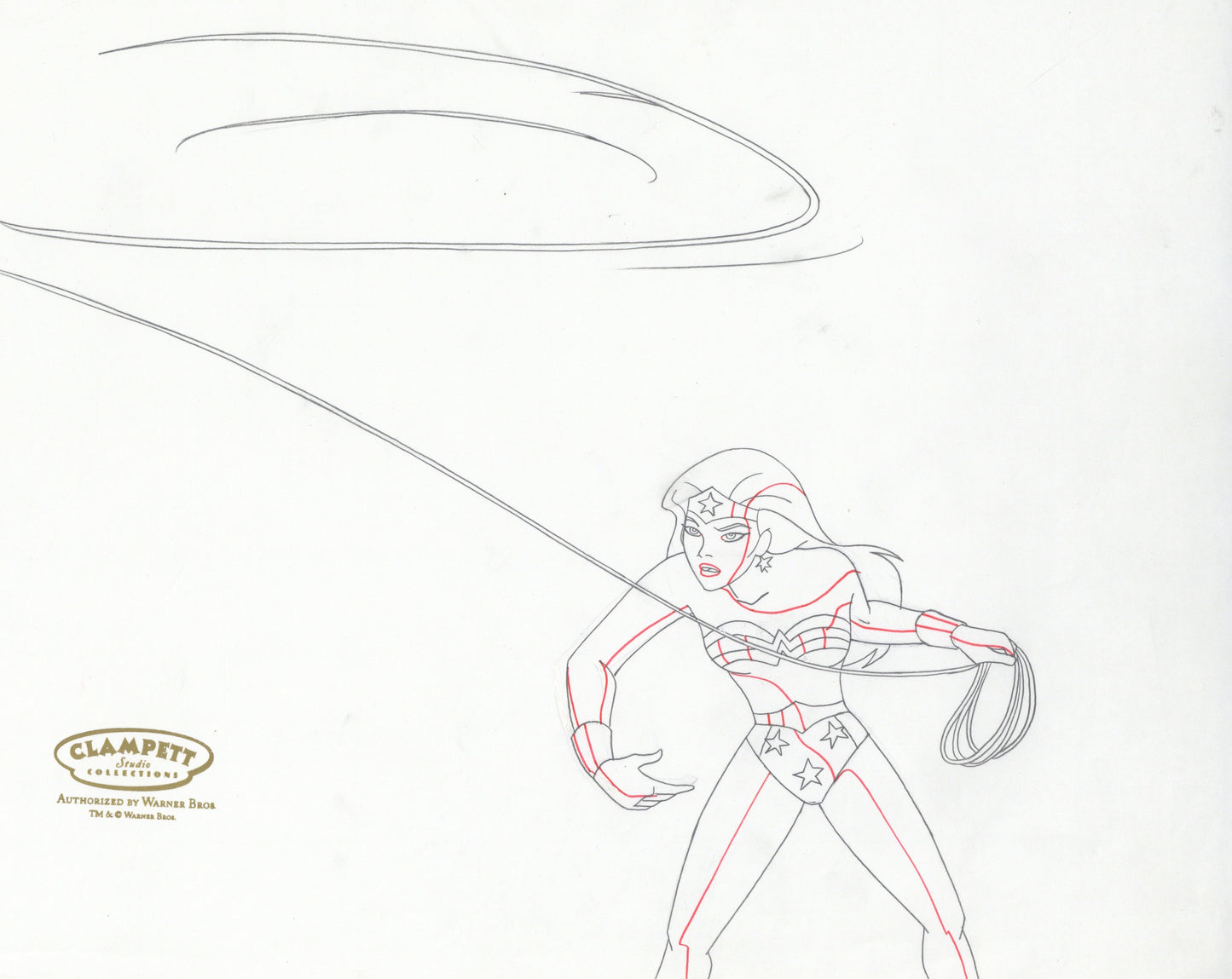 Justice League Original Production Drawing: Wonder Woman