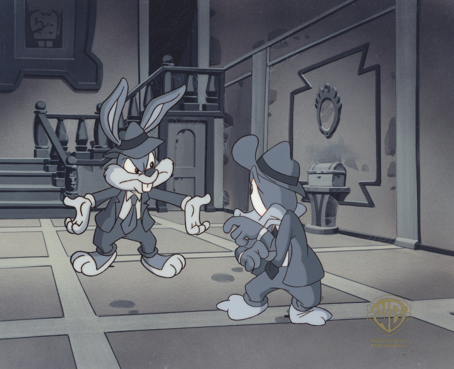 Tiny Toons Original Production Cel: Buster and Plucky