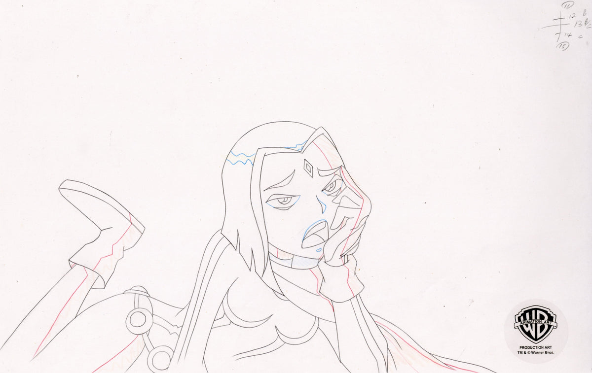 Teen Titans Original Production Drawing: Raven – Clampett Studio