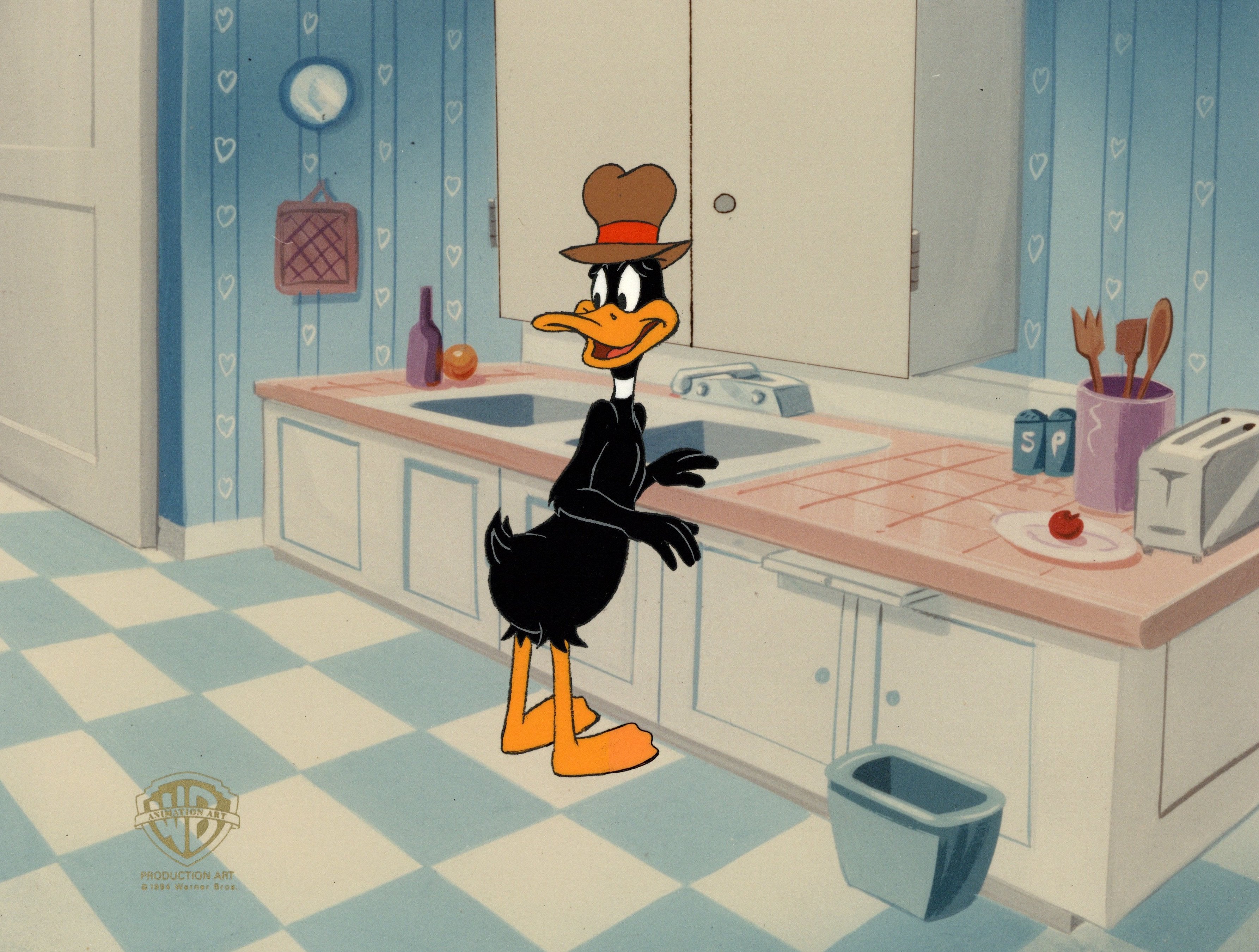 Looney Tunes Original Production Cel: Daffy Duck – Clampett Studio