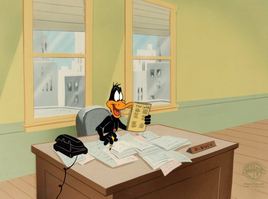 Looney Tunes Original Production Cel: Daffy Duck