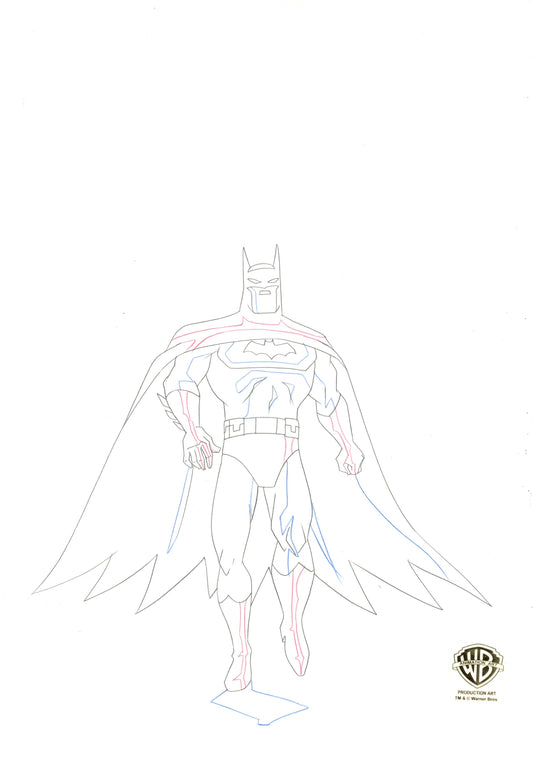 Justice League Unlimited Original Production Drawing: Batman