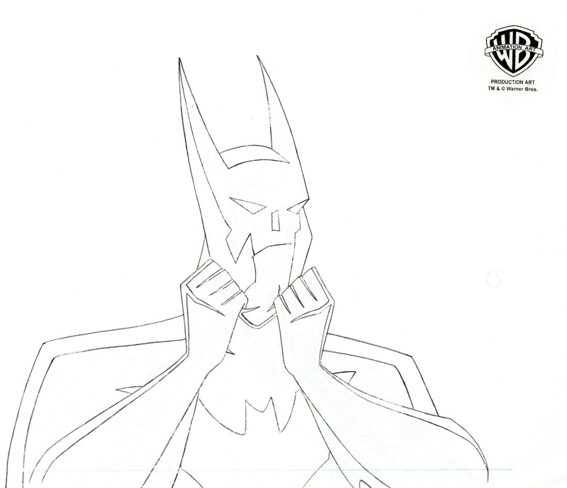 Batman Beyond Original Production Drawing: Batman