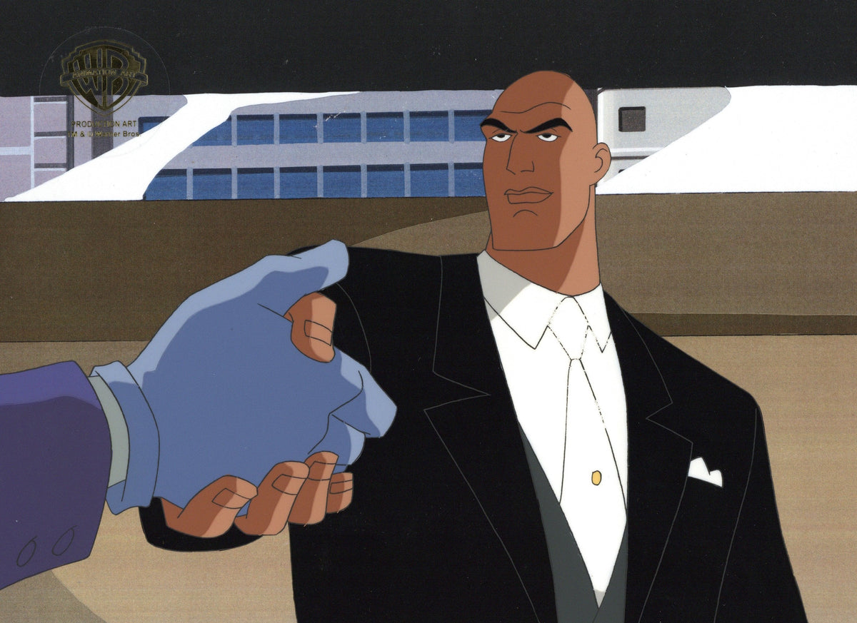 Drawing Lex Animation Superman the Animated Series Original Production Cel: Lex Luthor ...
