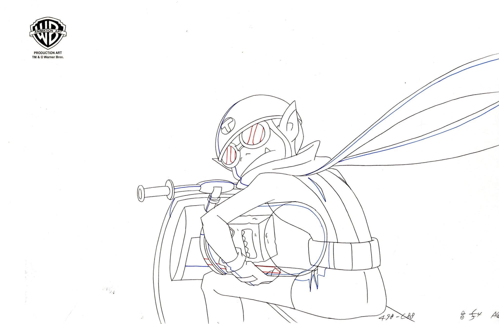 Teen Titans Original Production Drawing: Beast Boy – Clampett Studio
