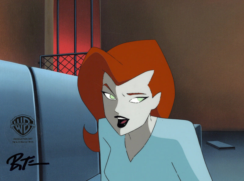 The New Batman Adventures Original Production Cel signed by Bruce Timm: Poison Ivy