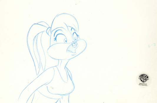 Space Jam Original Production Drawing:  Lola Bunny