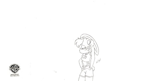 Space Jam Original Production Drawing:  Lola Bunny